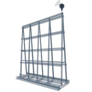 Stojak typu A monitorowany przez IoT